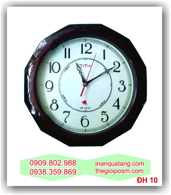 Đồng hồ treo tường 10