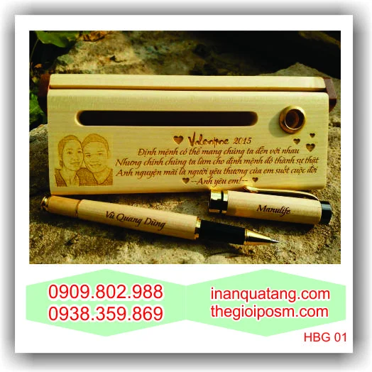 Hộp bút gỗ 01