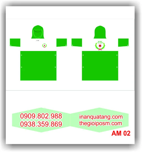 Kinh nghiệm đặt áo mưa in logo số lượng lớn