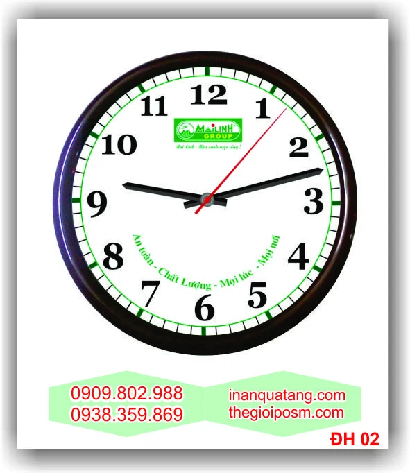 Đồng hồ treo tường 02