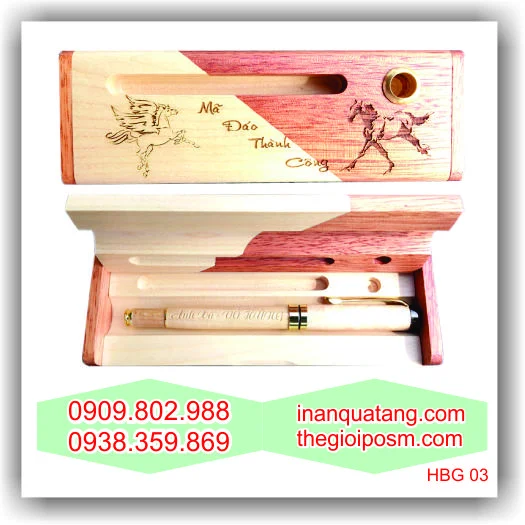 Hộp bút gỗ 03