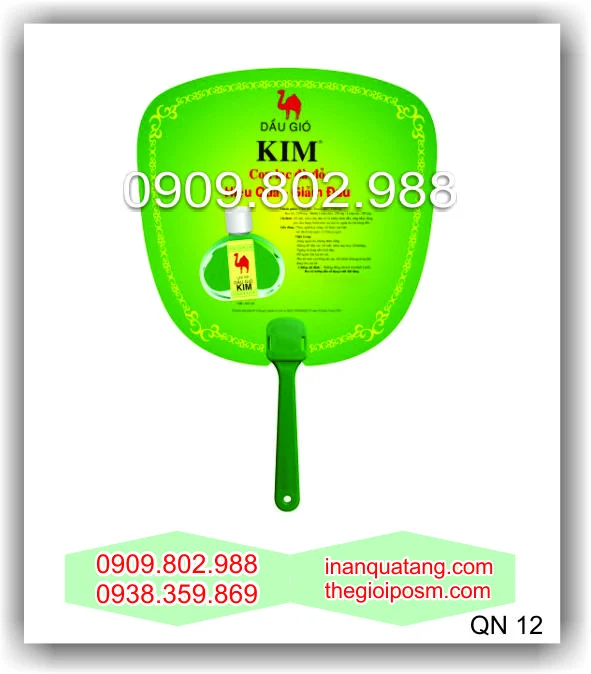 Quạt nhựa quảng cáo QN12