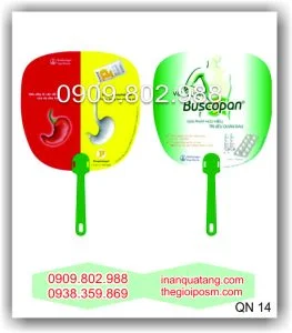 Quạt nhựa quảng cáo QN14